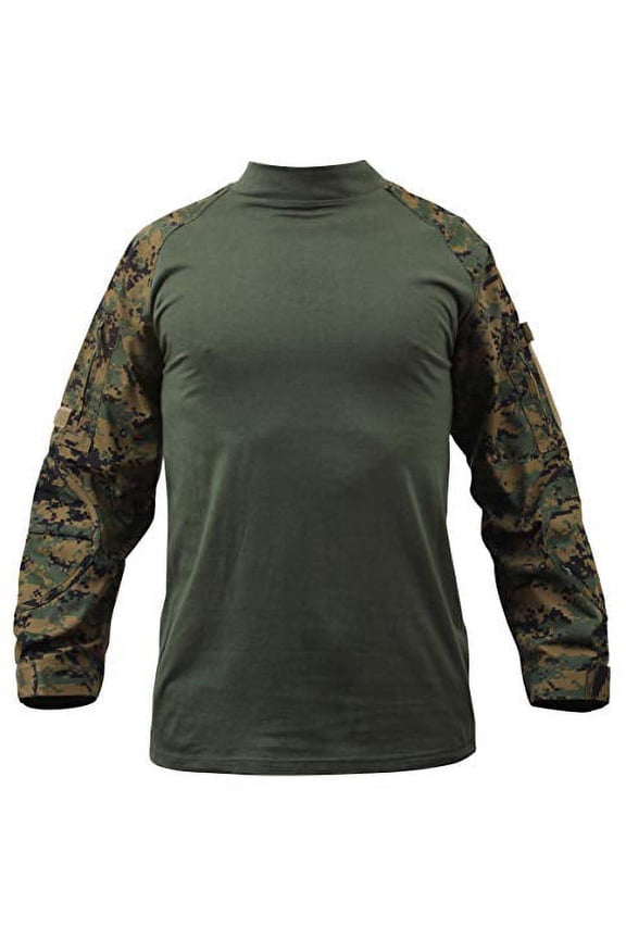 90005 Woodland Digital Combat Shirt
