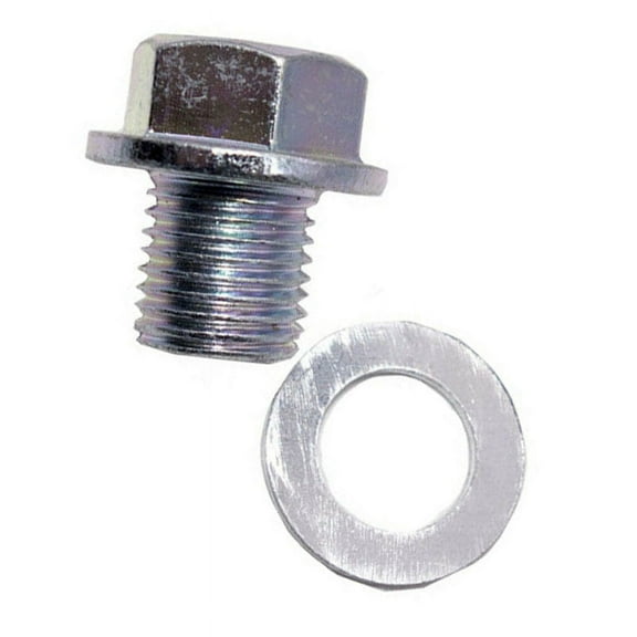 90009-R70-A00 Engine Oil Pan Drain Bolt Plug with Washer for /,1x Oil Pan Drain Bolt Plug 1x Washer,Silver