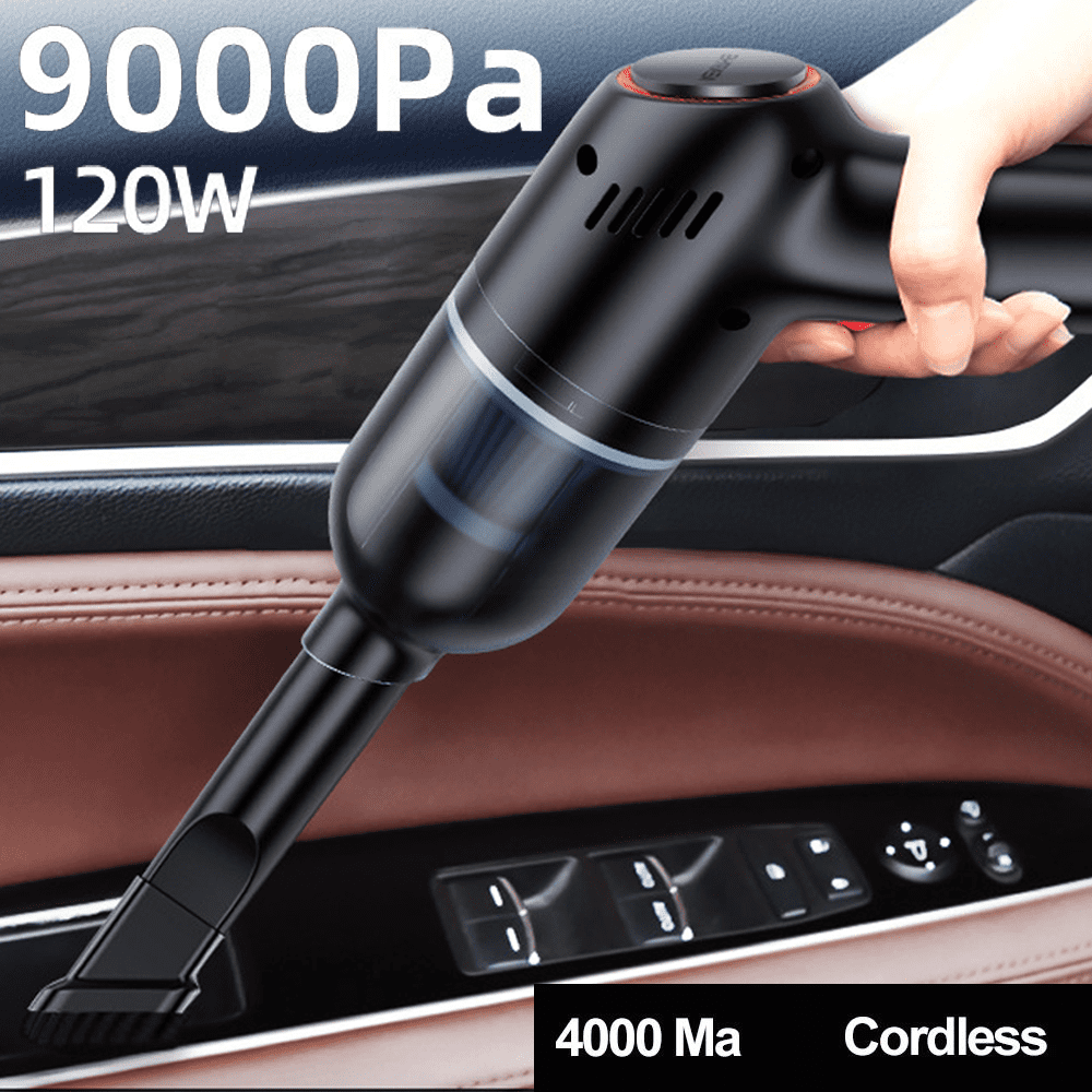 9000Pa Wireless Car Vacuum Cleaner, Cordless Handheld Auto Vacuum, Home&Car  Dual Use Mini Vacuum Cleaner With Built-in Battrery 