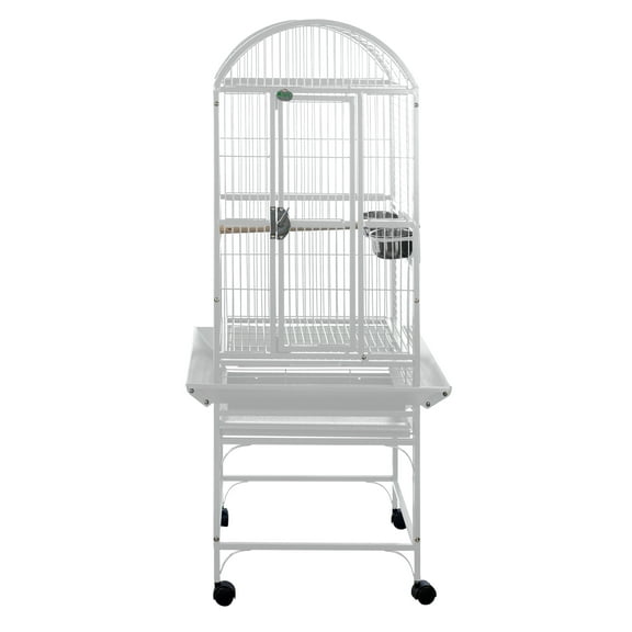 9001818 White Dome Top Bird Cage, by A&E Cage Company