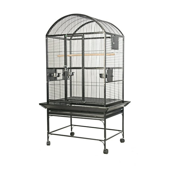 9002422 Black Dome Top Bird Cage, by A&E Cage Company