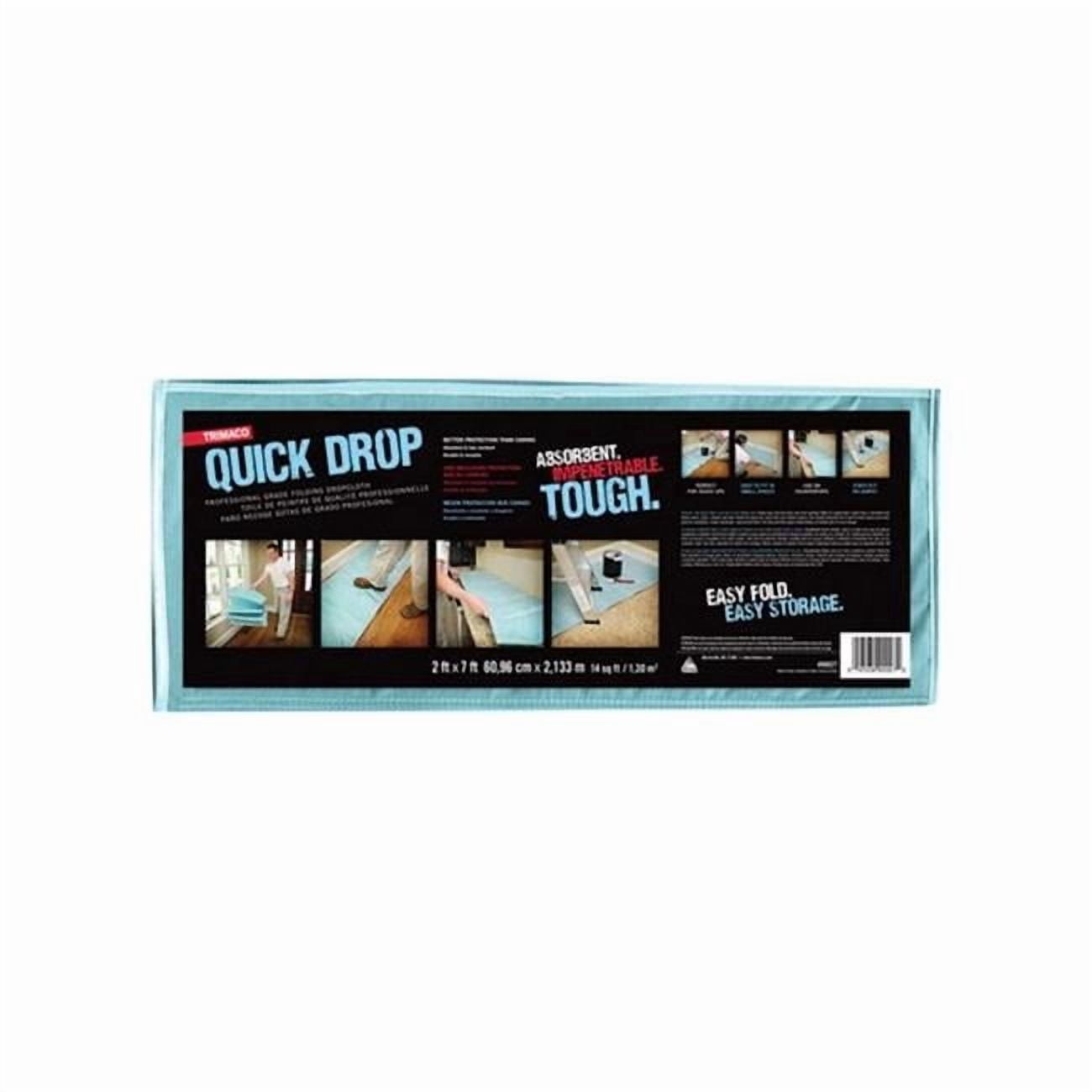 Reusable Drop Slips 90027 2 x 7 in. Quick Drop Folding Dropcloth - Walmart.com