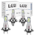 thumbnail image 1 of 9003/H4 + H7 LED Headlights Bulb High Low Beam for Honda Interceptor VFR800 2002-2009, 1 of 12
