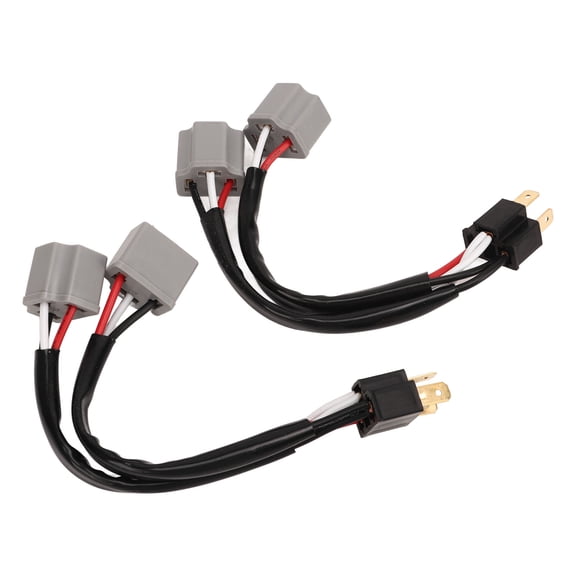 9003 H4 Headlights Wiring Harness Socket, 2 Way Splitter Headlight Wires Male To Female For Truck