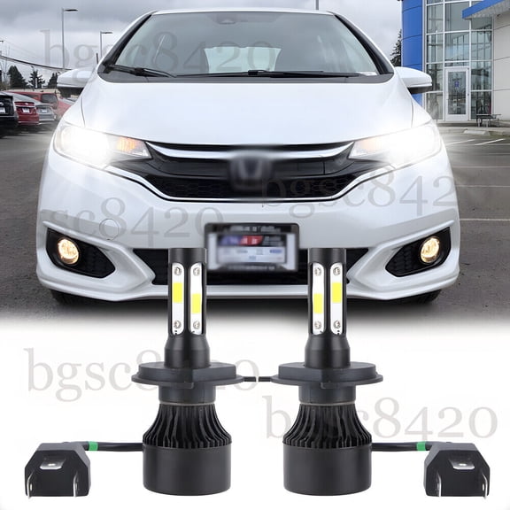 9003 H4 LED Headlight Bulbs Kit 10000W 1000000LM Hi/Lo Beam Super Bright White