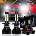 thumbnail image 1 of 9003 H4 LED High/Low Beam Headlight Bulbs for 2007-2014 Honda CR-V H11 Fog light Bulbs, 1 of 12