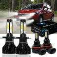 thumbnail image 1 of 9003 H4 LED High/Low Beam Headlight Bulbs for 2018-2019 Renault Captur H11 Fog light Bulbs, 1 of 9