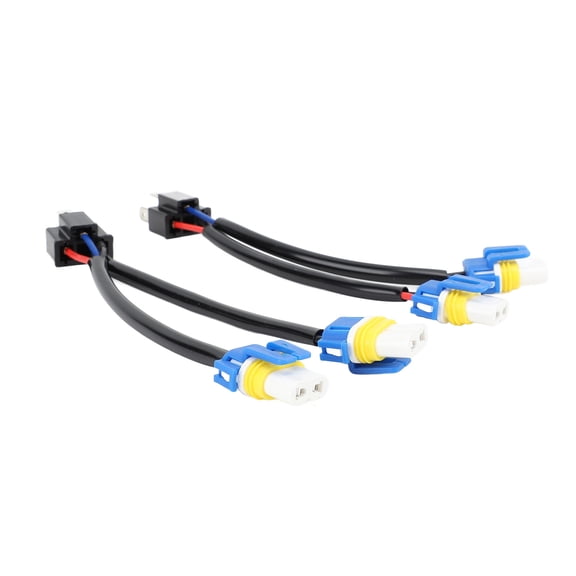 9003 H4 to 9005 9006 Headlight Conversion Harness Adapter Sockets 18 inches / 45.7 cm Heavy Duty Plug Bulb Conversion Cable Sockets