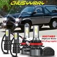 thumbnail image 1 of 9004/9007 H3 LED Headlight Fog Light Bulbs Combo Kit For Nissan Frontier 2001 2002，Pack of 4, 1 of 12