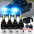 thumbnail image 1 of 9005 9006 880 LED Headlight Fog light Bulbs Kit,for Chevrolet S10 1998-2003 8000K Ice Blue,SHENKENUO, 1 of 9