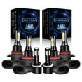 thumbnail image 1 of 9005 9006 880 LED Headlight Fog light Bulbs Kit,for GMC Yukon Denail XL 2001-2006 6000K, 1 of 17