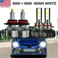 thumbnail image 1 of 9005 9006 Combo LED Headlight Bulbs For Toyota Corolla 2001-2013 High / Lo Beamp, 1 of 5