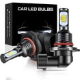 thumbnail image 1 of 9005 9006 H10 LED Fog Light Bulbs or DRL for 2002-2005 Ford Crown Victoria Fog Lamps 10000lm 6000K Cool White, Plug and play, 2 pcs, 1 of 10