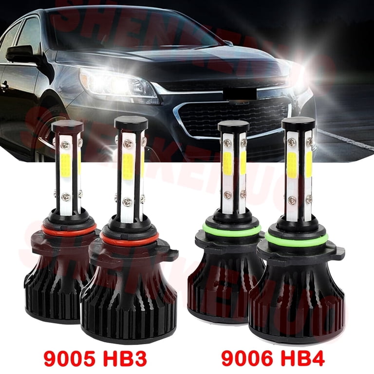 Spec-D Tuning Black Led Headlights for 1997-2003 Chevy Malibu Head Spec-D Tuning Black Led Headlights for 1997-2003 Chevy Malibu Head