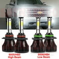 thumbnail image 1 of 9005 9006 LED Headlight Bulbs for Chevrolet S10 1996 1997 1998 1999 2000 2001 2002 2003 2004 High&Low Beam 4pcs, 1 of 11