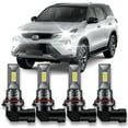thumbnail image 1 of 9005 9006 LED Headlight Bulbs for Toyota Rav4 2006-2011 2012 high/low Beam 6000k white Pack of 4, 1 of 13