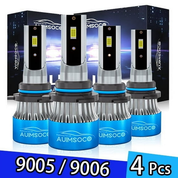 9005 9006 LED Headlights Bulbs Bright Kit For Honda Accord LX EX Sedan 1990-2012 Plug-N-Play 300% Brighter