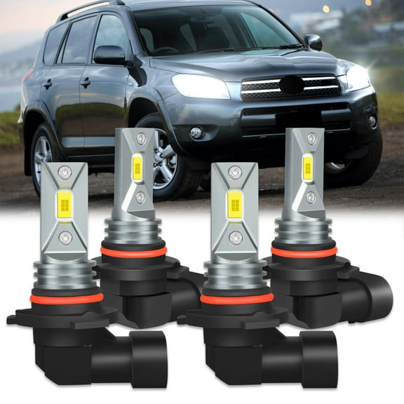 9005 9006 Led Headlight Bulbs for Toyota RAV4 2006-2011 2012 high/low beam 6000k white