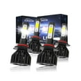 thumbnail image 2 of Stone Banks 4PCS 9005 H11 LED Headlight Fog Light Combo Kit, 6000K White 280W, High/Low Beam 2 of 6
