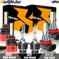 thumbnail image 1 of 9005+D2S Combo HID/LED Headlight Hi / Lo Beam + H11/H9 Fog Light Bulbs Plug&Play Kit 6000K, 1 of 16