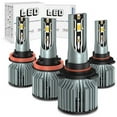 thumbnail image 1 of 9005 H11 Combo LED Headlight High/Low Beam Bulbs 6000K for 2016-2020 Subaru Crosstrek, 1 of 12