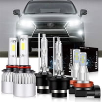 9005 H11 D4S Xenon bulbs for 2010-15 Lexus RX350 LED Headlights High Low Beam 6pc