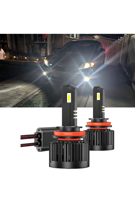 9005 H11 E20 LED Projector 100W 20000LM 6000K IP67 | 4 BULBS