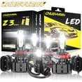 thumbnail image 1 of 9005+H11+H3 For Cadillac STS 2005-2011 LED Headlight High/Low+Fog Light Bulbs 6000K，CHUSYYRAY, 1 of 12