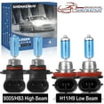 thumbnail image 1 of 9005 H11 Halogen Headlight 2Pair Bulbs High Low for GMC Sierra 1500 2007-2013, 1 of 11