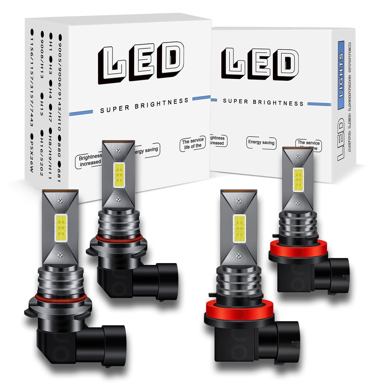 68 Bulb 9005 H11 Led Headlight Bulbs for Chevrolet Malibu 2019 2020 2021 High ...