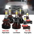 thumbnail image 1 of 9005 H7 High&Low Beam for Subaru Legacy 2010 2011 2012 2013 2014 LED Headlights H11 Fog Lights 6pcs, 1 of 15