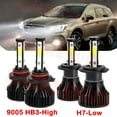 thumbnail image 1 of 9005 H7 LED Headlight Bulbs for Subaru Outback 2005-2010 2011 2012 2013 2014 High&Low Beam 4pcs, 1 of 10