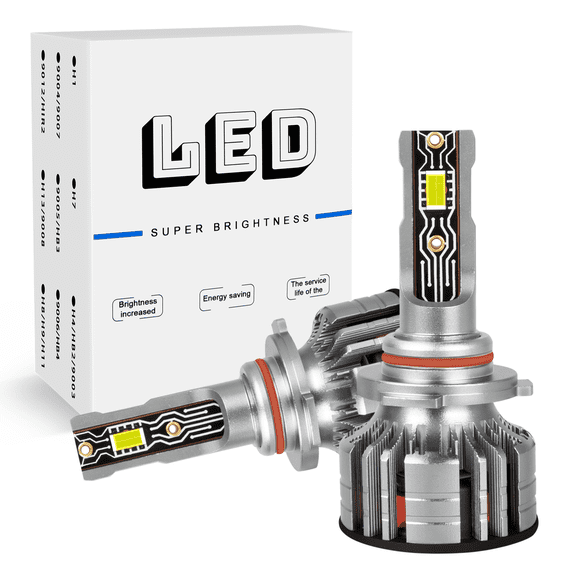 9005/HB3 High/Low Beam For Ford Taurus 2010-2012 LED Headlight Bulbs White 2pcs