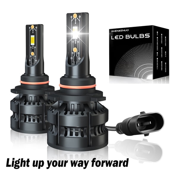 9005/HB3 High & Low Beam For Nissan Titan 2017-2021 LED Headlight Bulbs 6000K Bright White 2pcs