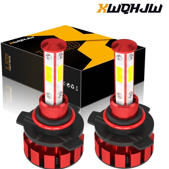 9005/HB3 LED Headlight Bulb High Low Beam 35W 12000LM White Replacement Conversion Kit (2 Pack)