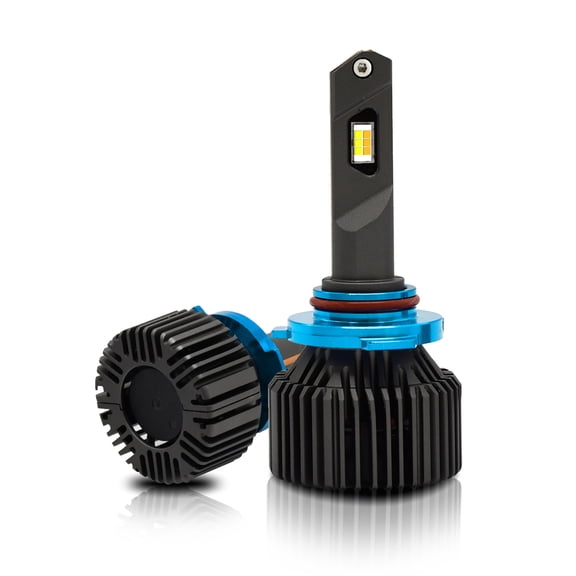 9005 HB3 LED Headlight Bulbs 200W 40000LM Ultra Bright Car Headlamp Conversion Kit 3000K 4300K 6000K 3 Color Adjustable All Weather Waterproof Driving Offroad Replacement Dual Pack 15.0x12.0x6.0cm