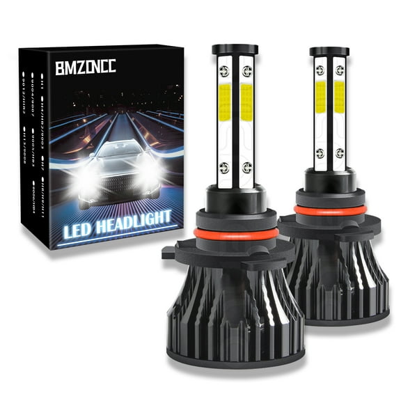 9005 HB3 LED Headlight Bulbs 6000K White, 55W 6000 Lumens, 200% Brighter HB3ll 9005ll 9005 Headlight Bulbs, 2pcs