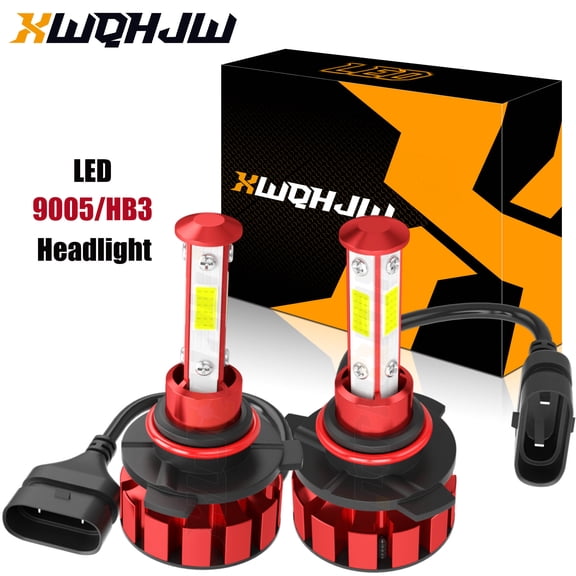 9005/HB3 LED Headlight Bulbs Amplified Flux Beam LED Bulb Kit 35W 6000K White,2Pcs