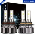 thumbnail image 1 of 9005 High+9006 Low Beam for Chevy Trailblazer 2002-2009 LED Headlight Bulbs Kit 4pcs, 1 of 11