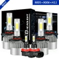 thumbnail image 1 of 9005 High+9006 Low+H11 Fog Light for Chevy Colorado 2004-2008 LED Headlight Bulbs Kit White 6x, 1 of 14