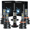 thumbnail image 1 of 9005 High Beam + H11 Low Beam + 5202 Foglight Bulbs For Subaru XV Crosstrek 2013-2014 LED Headlight Bulbs 6pcs, 1 of 13