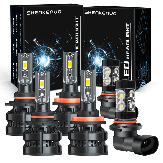 9005 High Beam + H11 Low Beam + 9145 Fog Light For Toyota Tundra 2007-2013 LED Headlight Bulbs 6pcs