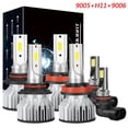 thumbnail image 1 of 9005 High+H11 Low+9006 Fog Light for Subaru Forester 2009-2013 LED Headlight Bulbs White 6pcs, 1 of 13
