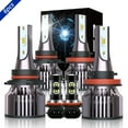 thumbnail image 1 of 9005 High+H11 Low+H11 Fog Light for Lincoln MKX 2007-2010 LED Headlight 6000K White 6x, 1 of 16