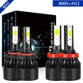 thumbnail image 1 of 9005 High+H11 Low Light for Toyota Tundra 2007-2013 LED Headlight Bulbs Kit White 6000K 4pcs, 1 of 10