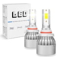 thumbnail image 1 of 9005 LED Headlight Bulbs 100W 12,000LM/Pair, 9005 HB3 LED Bulb Conversion Kit, 6000K Xenon White, Pack of 2, 1 of 13