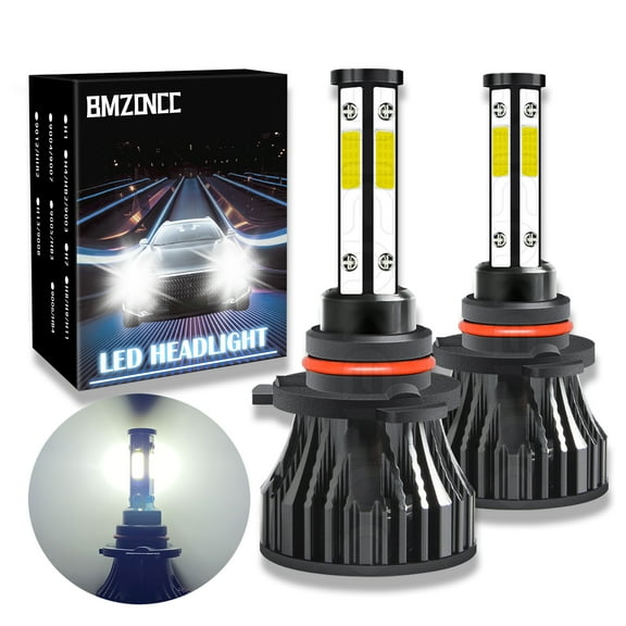 9005 LED Headlight Bulbs Conversion Kit High Low Beam 6000K White