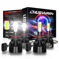 thumbnail image 1 of 9006+9005 High Low Beam LED Headlight Bulbs Kit for Honda Accord 1997-2012 Civic 2004-2015 White 4x, 1 of 10