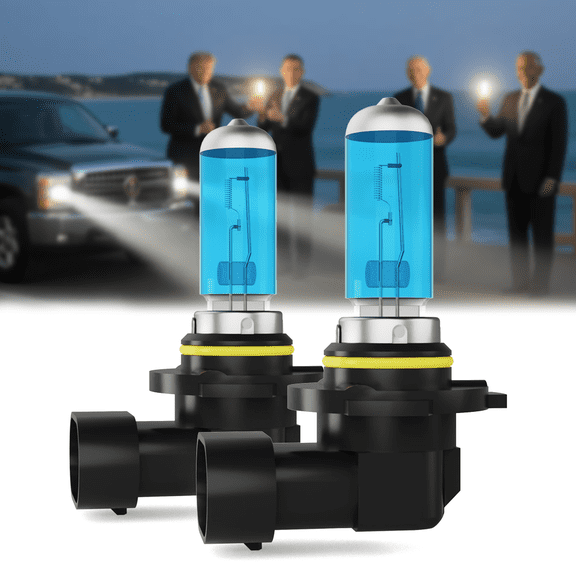 9006 Halogen Headlight Bulb For 2001-2010 Chrysler PT Cruiser,Standard High Beam or Low Beam or Fog Light Bulb,9006/HB4 White Headlight Bulbs,High Brightness Headlight Bulb, Pack of 2