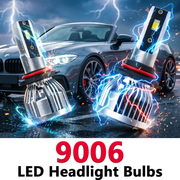 9006 LED Headlight Bulb For 1992-1996 Honda Prelude,Standard High Beam or Low Beam,9006/HB4 White Headlight Bulbs,High Brightness Headlight Bulb, Pack of 2